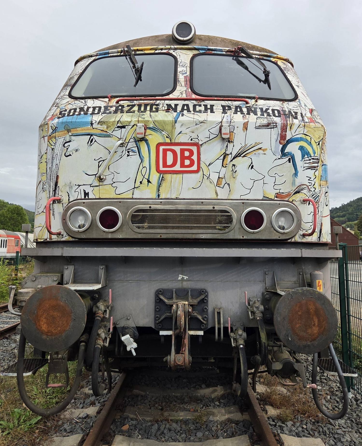 Lokomotive von vorn