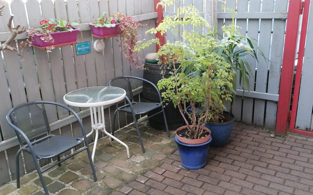 Sitzplatz im Freien
